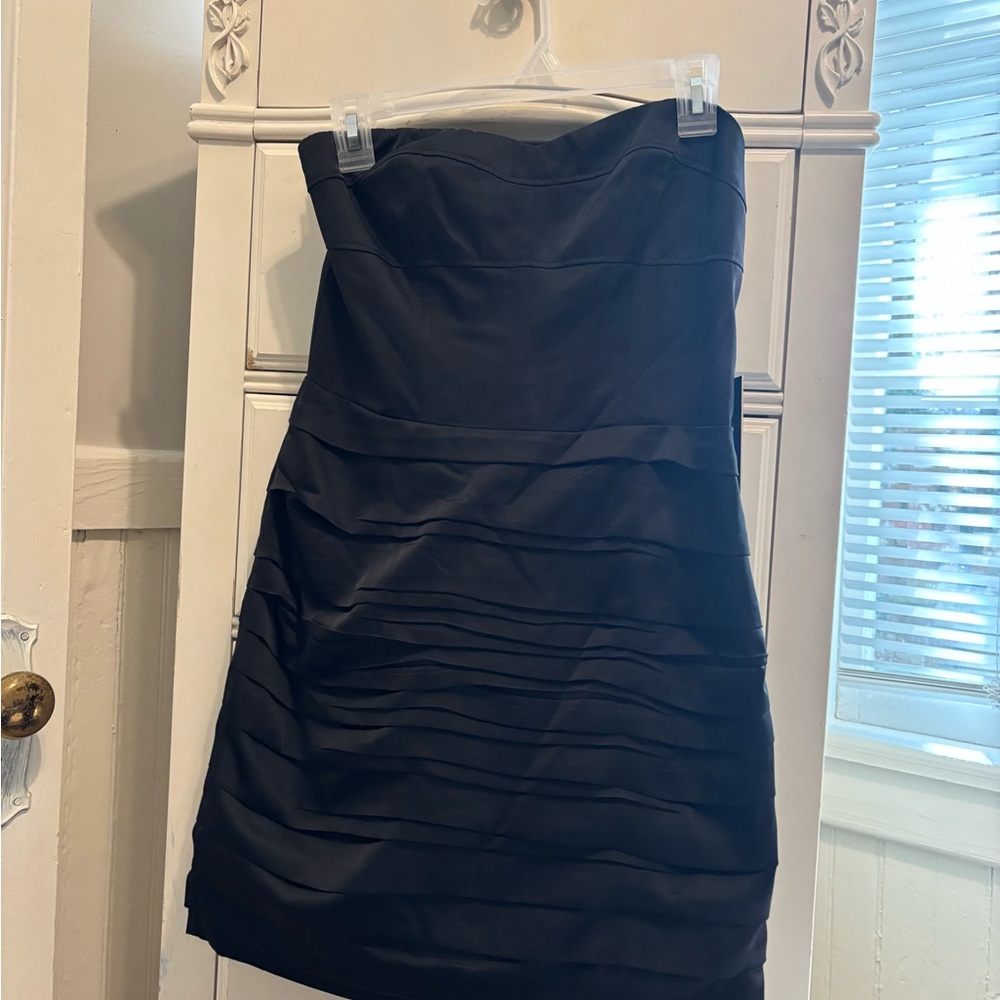 Express bandage black mini dress